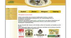 Desktop Screenshot of gasthof-kleemann.de